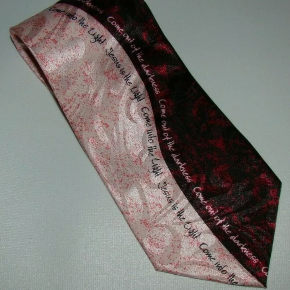 GOSPITALITY "Jesus is the light" Necktie Classic Religious Christian Tie